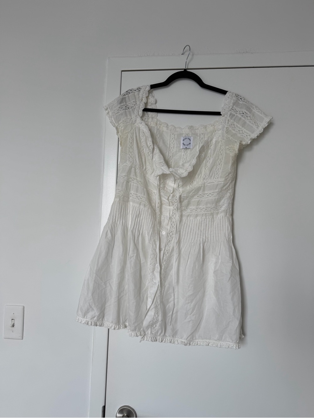 With Jean White Aster Dress